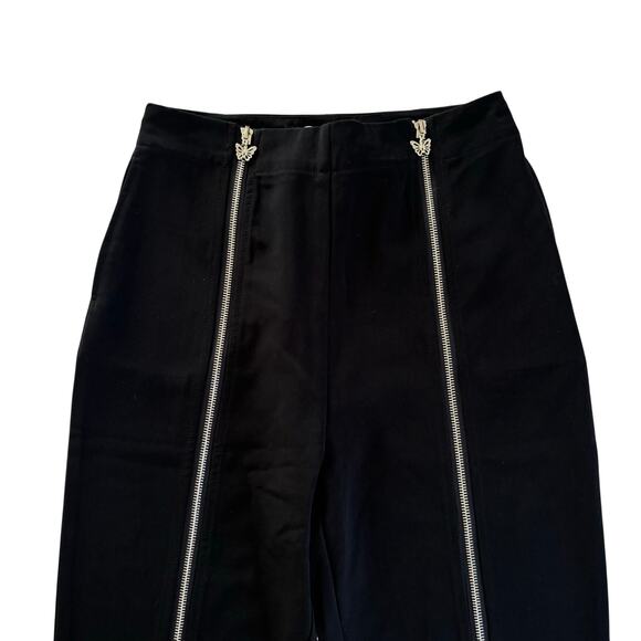 Dolls Kill The Kript Black Butterfly Zipper Pull On Pants Women’s Size Small NWT - Picture 2 of 8